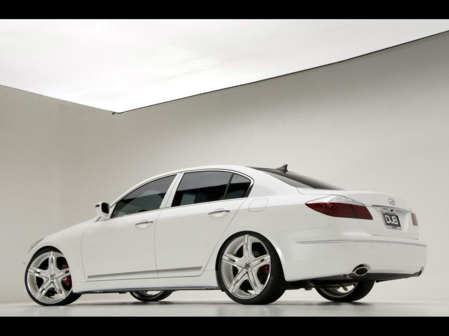  Hyundai Genesis White Edition by DUB Magazine 2008 года  (фото 16 из 18)